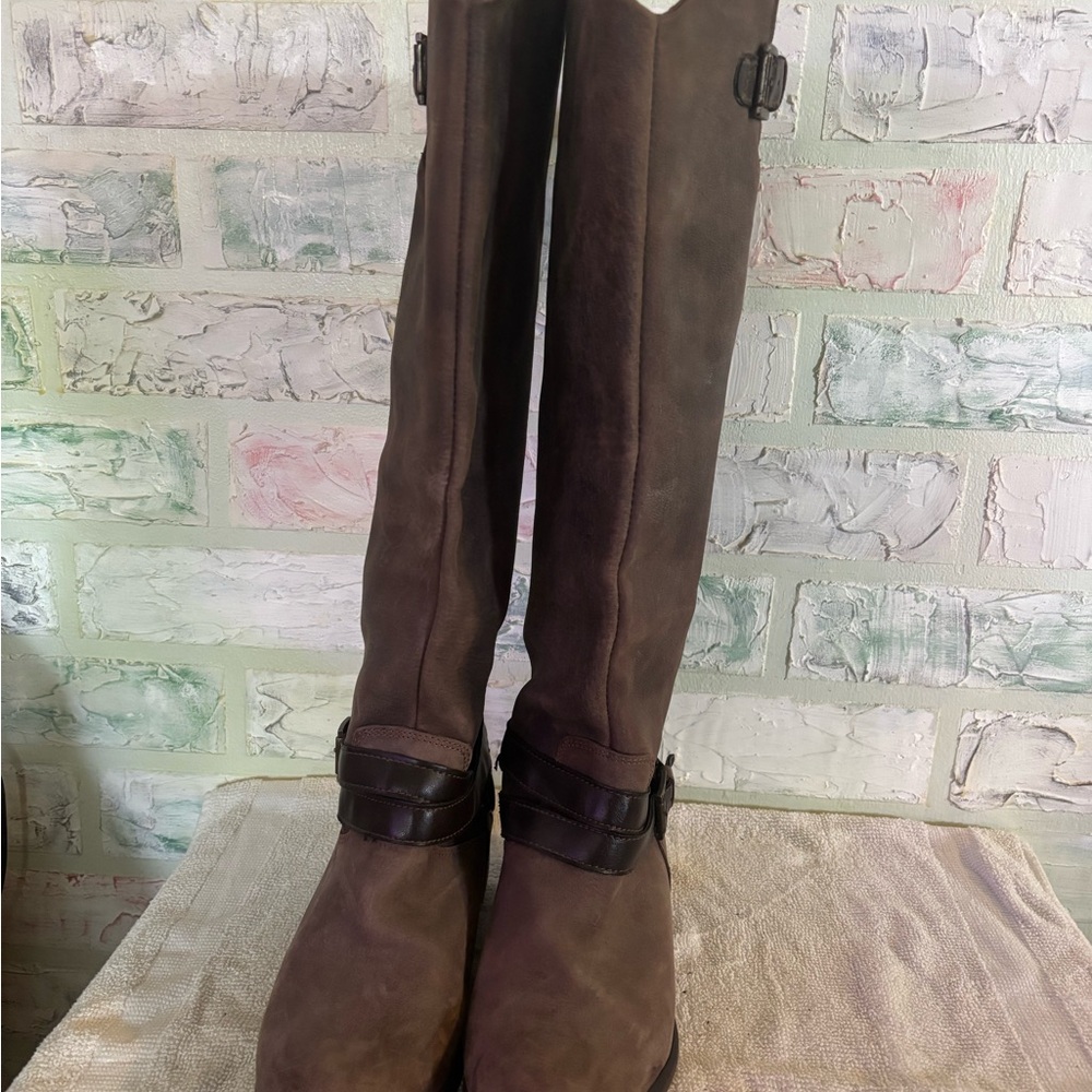 Elegant Brown Knee-High Boots